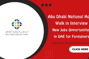 Abu Dhabi National Hotels Walk in Interview