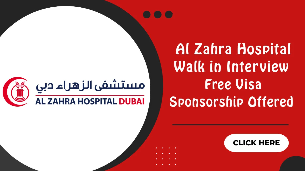 Al Zahra Hospital Walk in Interview