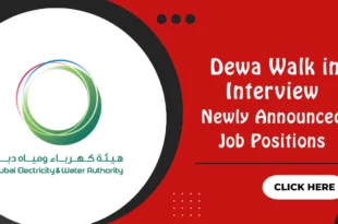 DEWA Walk in Interview