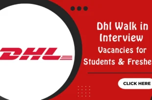 Dhl Walk in Interview