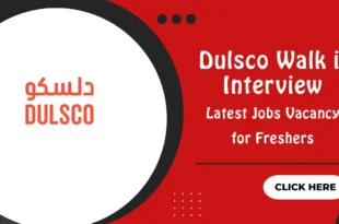 Dulsco Walk in Interview