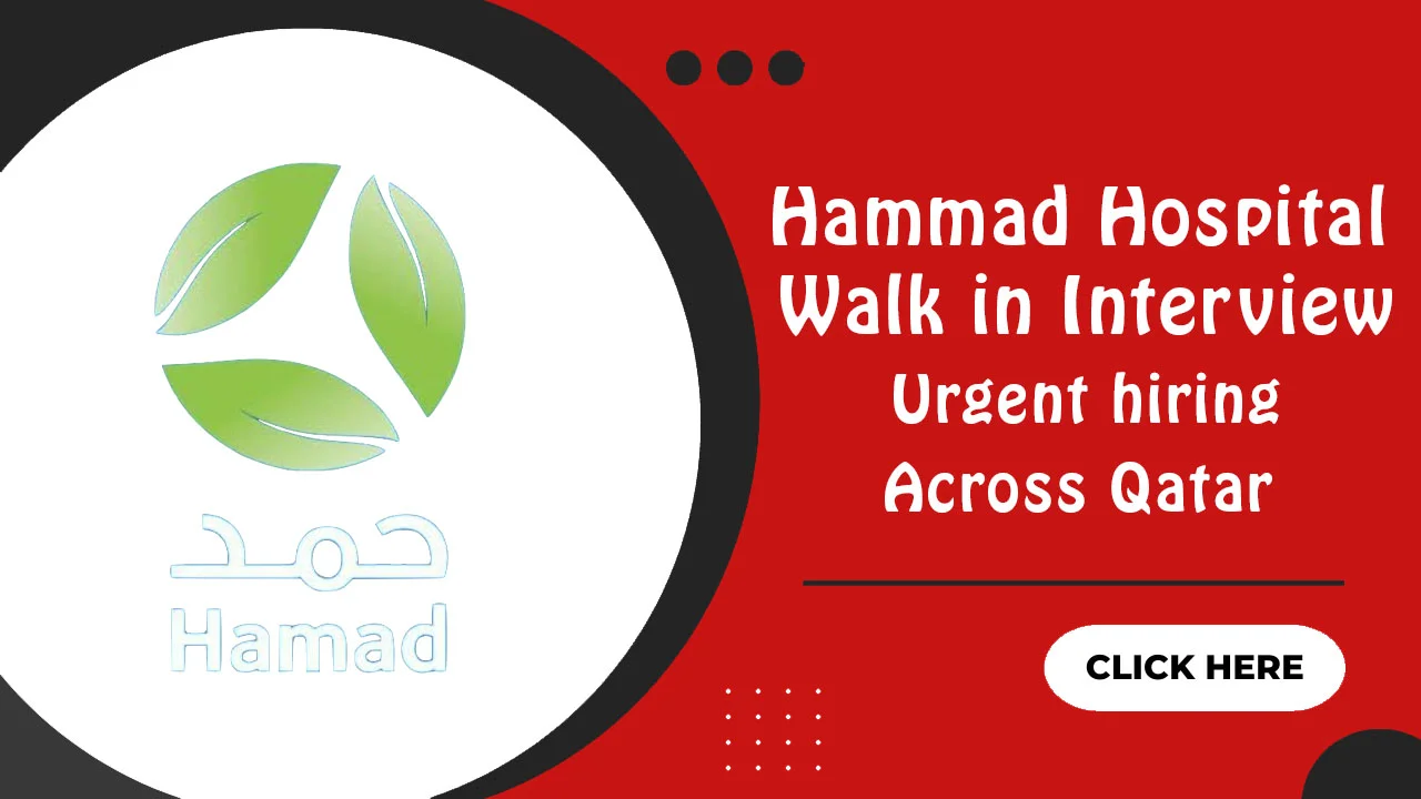 Hamad Hospital Walk in Interview