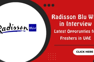 Radisson Blu Walk in Interview