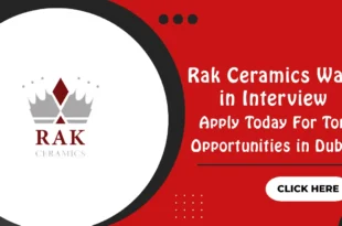 RAK Ceramics Walk in Interview
