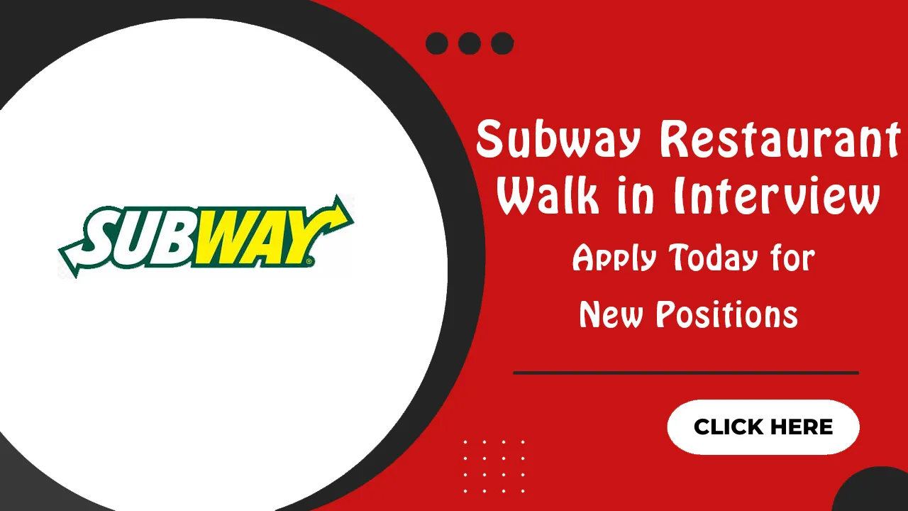Subway Restaurant Walk in Interview Subway Restaurant Walk in Interview